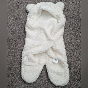 Cozy Cream Baby Bear Onesie